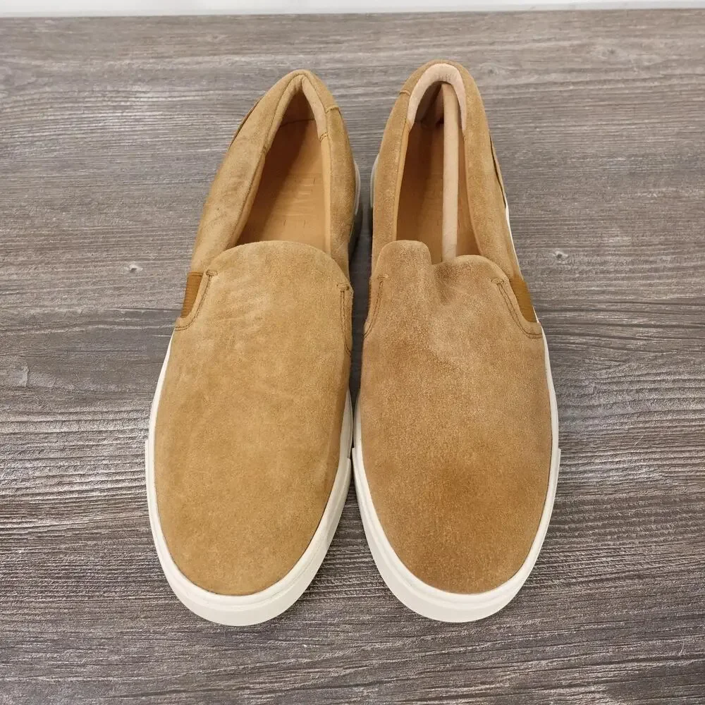 Frye Shoes‎ Womens Size 6 Brown Ivy Slip On Swan Suede Flats Casual Toffee